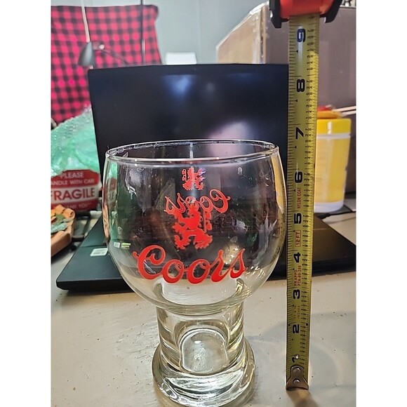 Vintage Coors Beer Glass 6.75” Tall – Classic Barware Collectible - Picture 9 of 10